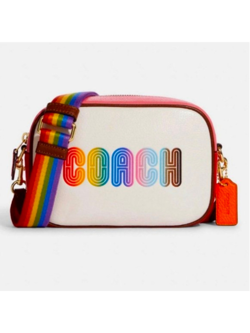 Coach Mini Jamie Camera Bag With Rainbow in EUC MSRP USD 298.00
